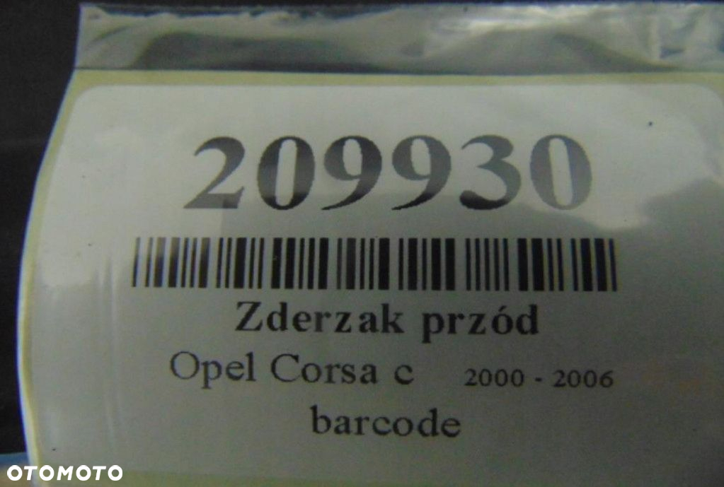 OPEL CORSA C 1.0D ZDERZAK PRZÓD - 12
