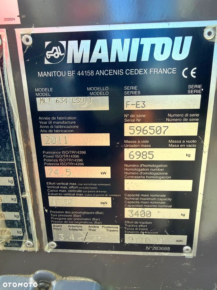 Manitou MLT 634 LSU Turbo - 40