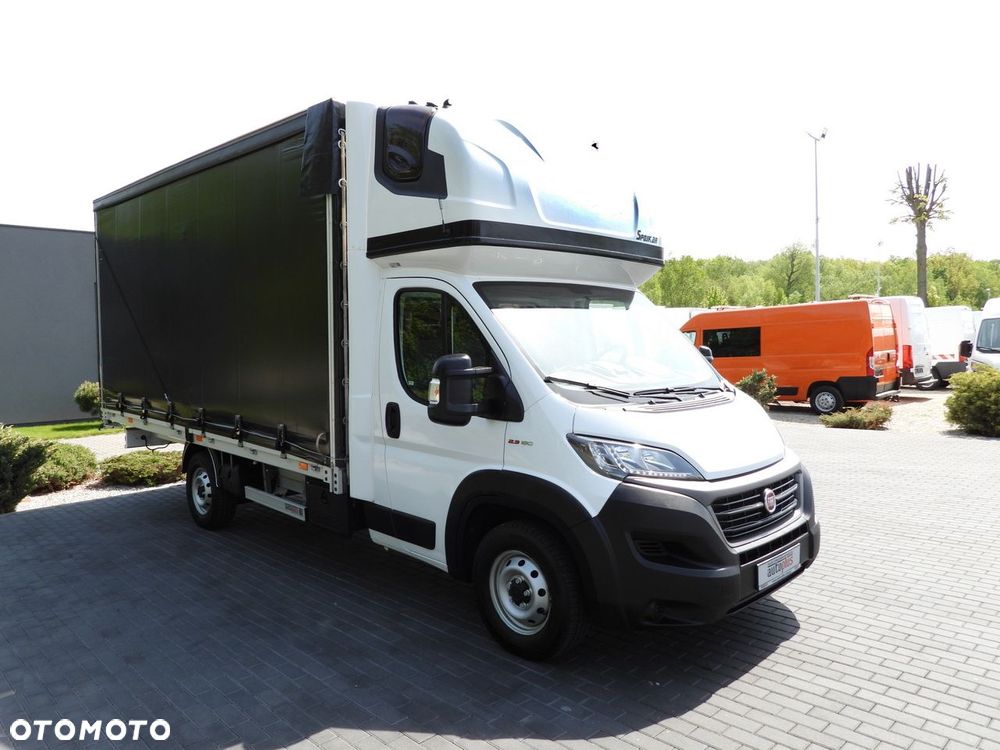 Fiat DUCATO PLANDEKA 10 PALET WEBASTO TEMPOMAT KLIMATYZACJA LEDY PNEUMATYKA  160KM - 5