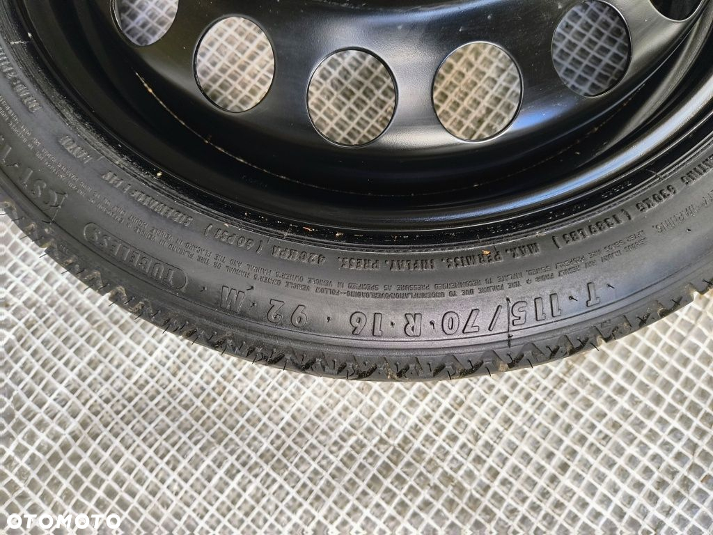 Koło dojazdowe dojazdówka zapas Opel 115/70R16 16 cali 5x100 Astra H - 5
