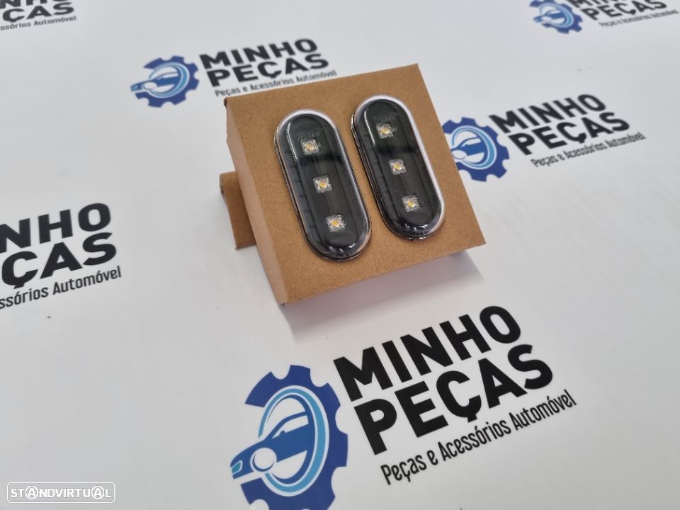 Piscas Laterais Led Fundo Preto Vw Golf 3/4 - 2
