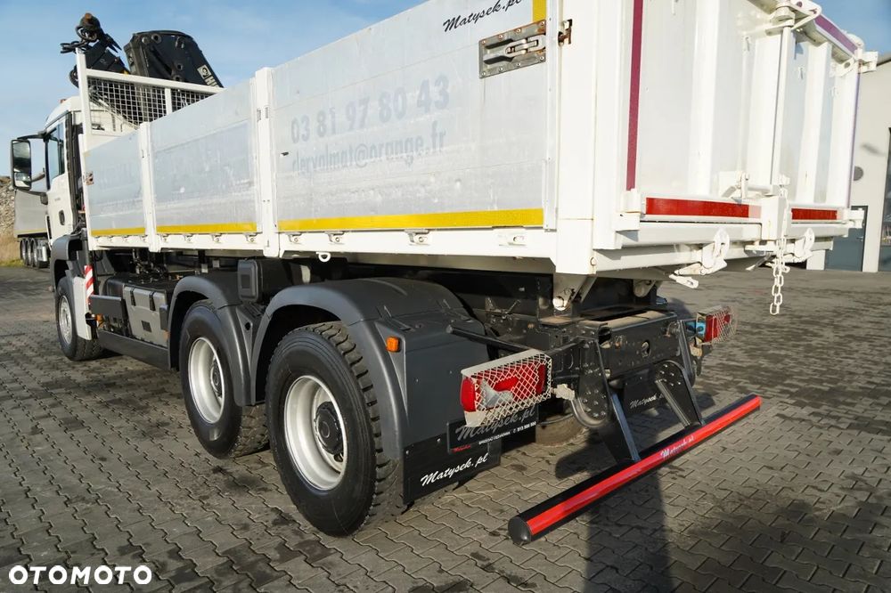 MAN TGS 33.360 / 6x4 / WYWROTKA TYLNOZSYPOWA 5,8 M + HDS HIAB XS 122 / STEROWANIE RADIOWE / HDS ZA KABINĄ / EURO 5 / MANUAL - 14