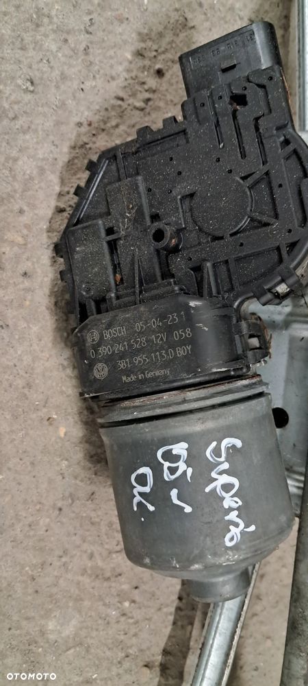 Mechanizm Silniczek Wycieraczek Przód Przedni VW Passat B5 Skoda Superb I - 5