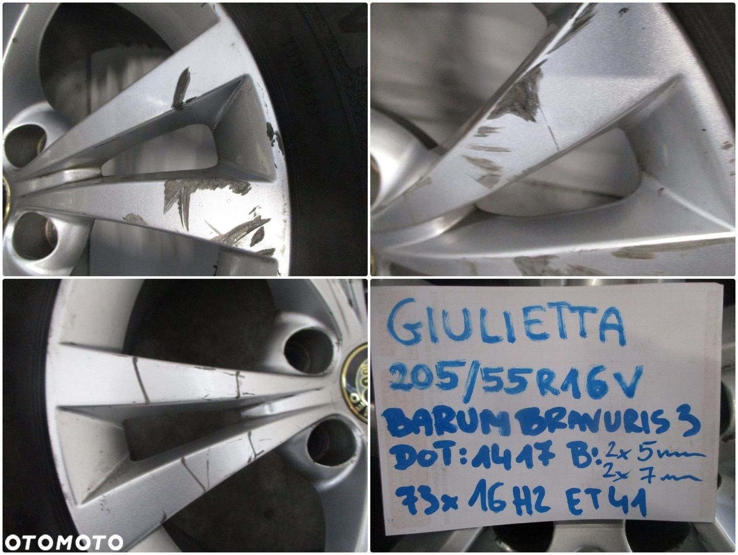 Koła felgi opony ALFA ROMEO GIULIETTA R16 - 10