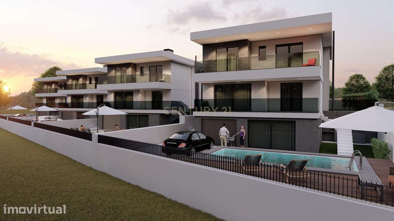4 lotes de terrenos com projeto aprovado para moradia 4 moradias T5 de - Grande imagem: 2/22
