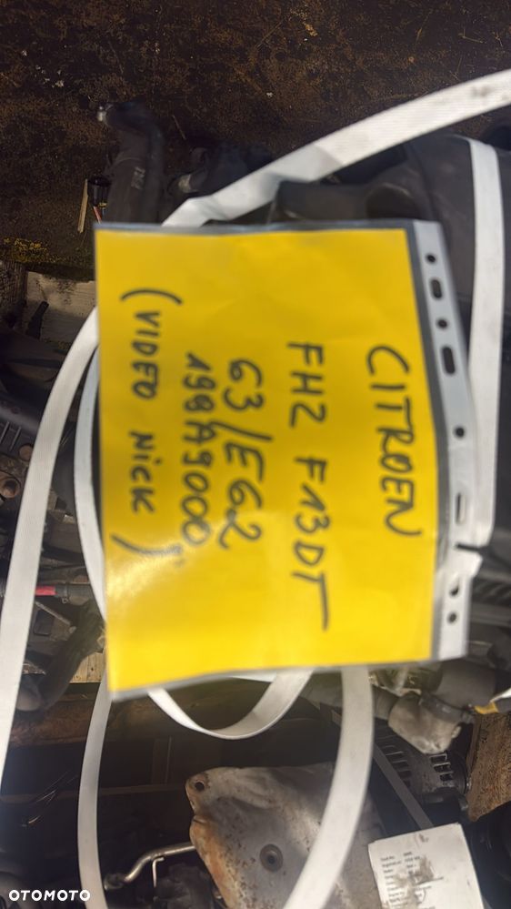 Citroen FHZ F13DT 1.3 diesel silnik kompletny z pełnym osprzętem gotowy do montażu VIDEO PRACY SILNIKA - WHATSAPP LUB LINK W OPISIE - 7