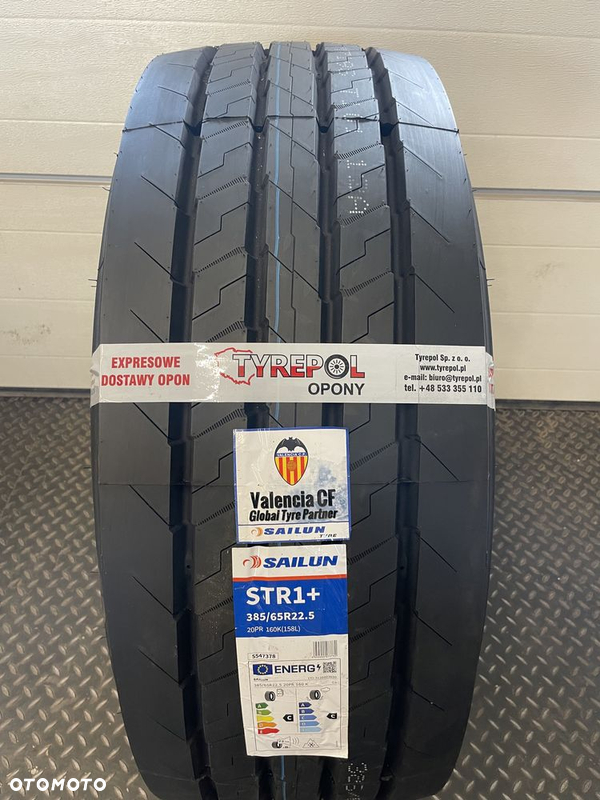 1250Netto MOCNA opona 385/65 R22.5 SAILUN STR1 naczepa Wietnam 385 65