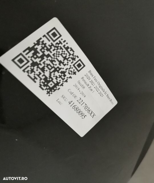 Bara Fata Originala In Stare Buna 2020 2021 2022 2023 Renault  Zoe  1 - 8