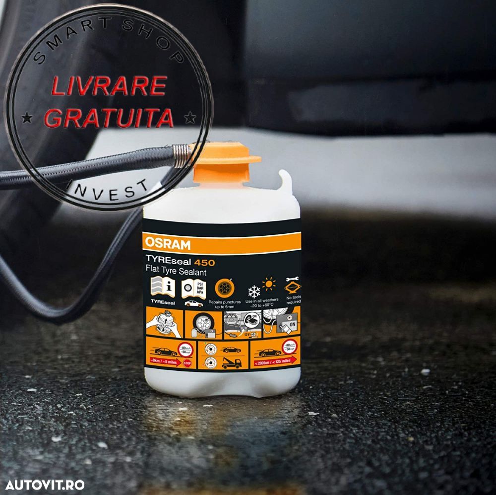 Solutie etansare pneuri OSRAM TYREseal OTSB450- livrare gratuita - 7