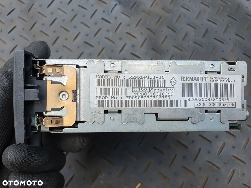 RENAULT SCENIC II RADIOODTWARZACZ RADIO FABRYCZNE RENRDW131-10 8200300858B - 4
