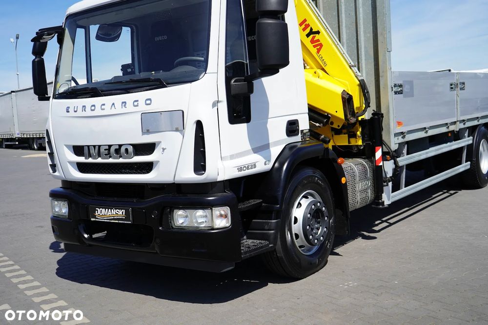 Iveco EUROCARGO / 180E25 / SKRZYNIOWY + HDS / HYVA HB 150 X / ROTATOR / WIDŁY / PILOT - 21