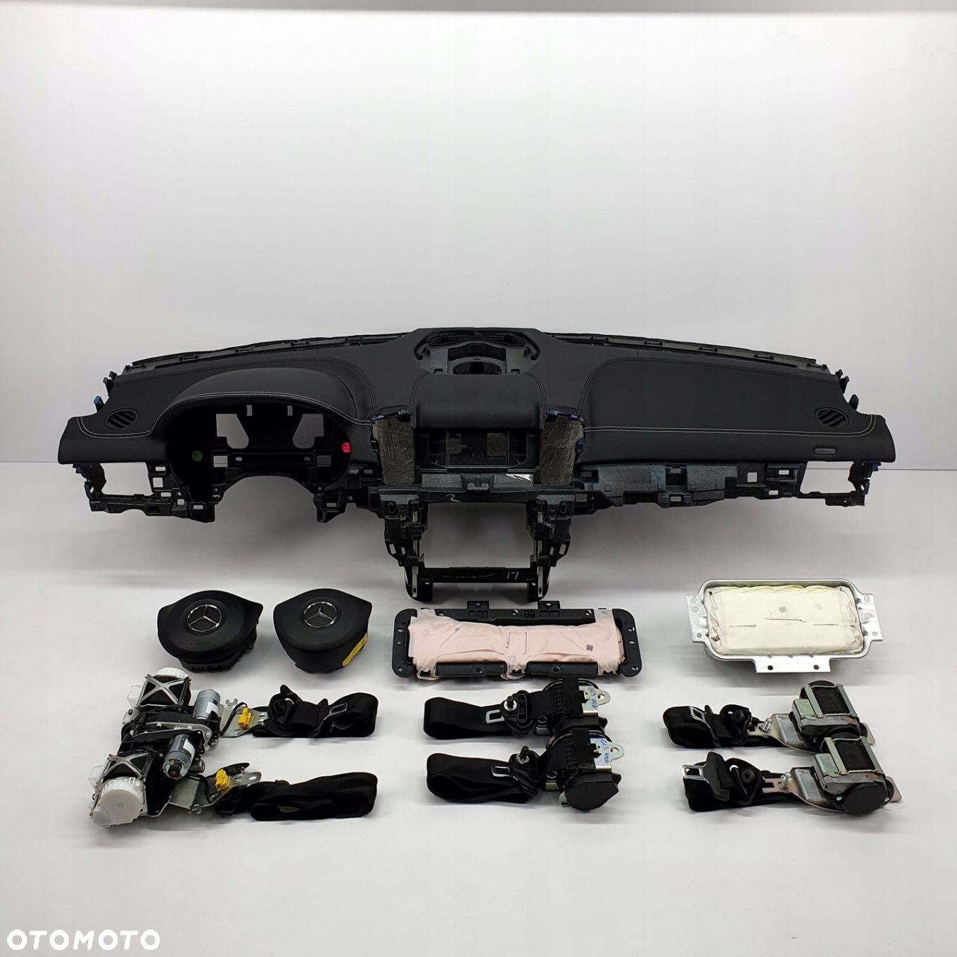 MERCEDES GLS X166 DESKA ROZDZIELCZA KONSOLA KOKPIT PULPIT PODUSZKI AIRBAG AIR BAG PASY KIT SET - 1