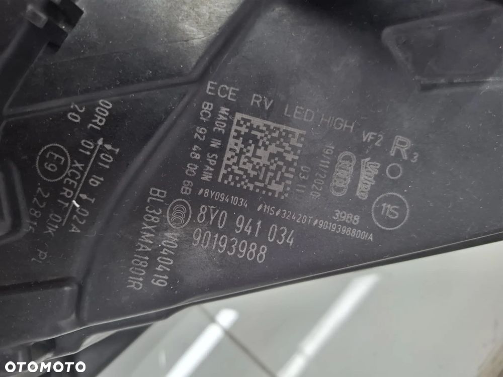 LAMPA PRZEDNIA PRZÓD PRAWA AUDI A3 8Y0 FULL LED 8Y0941034 ŁADNA - 10