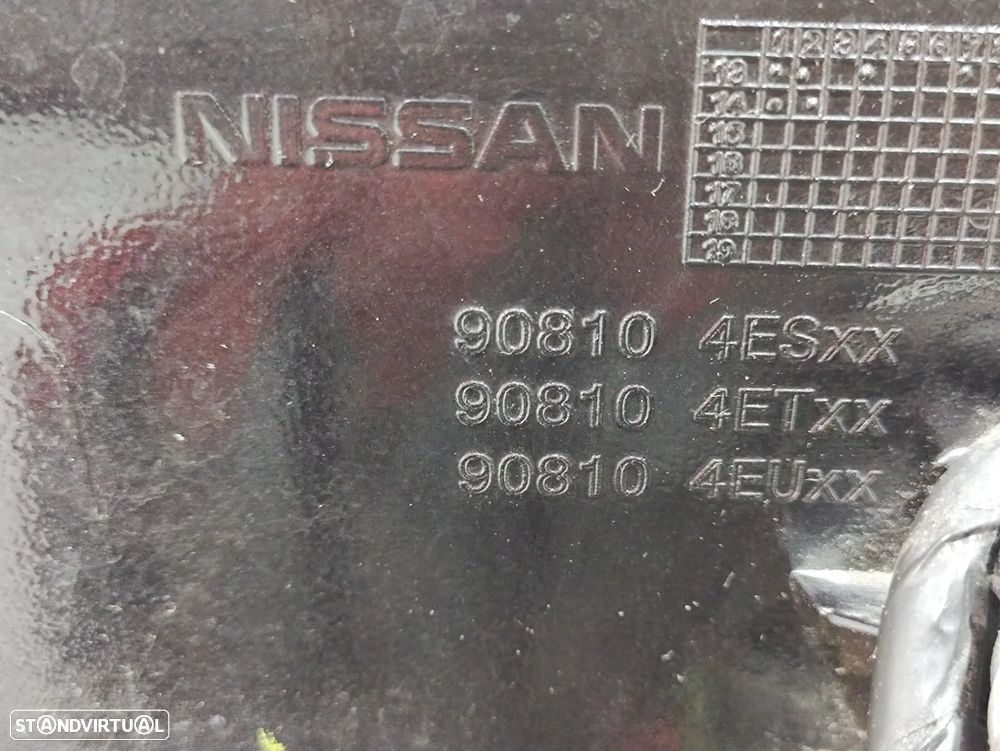 Puxador de mala Nissan Qashqai 2 J11 - 908104ES - Preto - 9