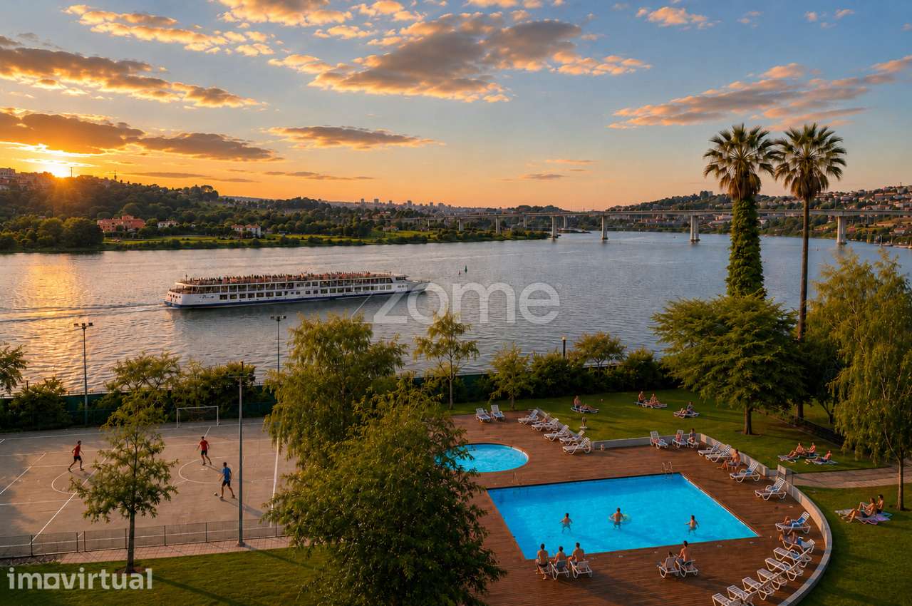 T4 de Luxo com Vista Douro, Piscina, 4 Varandas e Box para 4 Carros - Grande imagem: 4/60