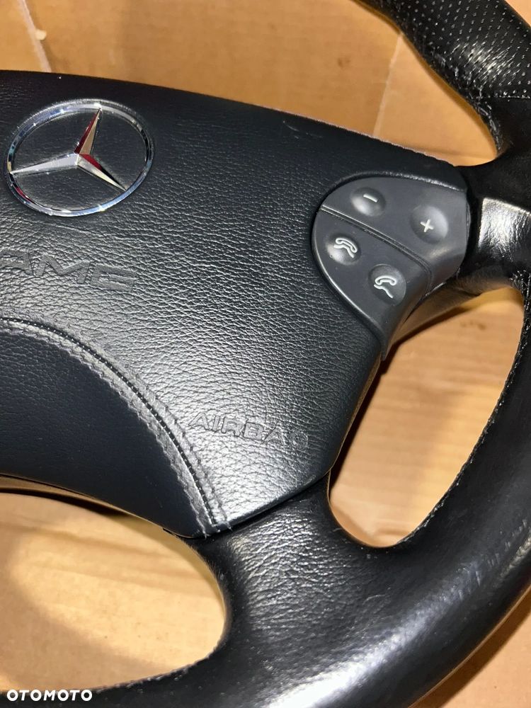 Kierownica MERCEDES CLK 55 W208 W210 E AMG airbag skóra - 5