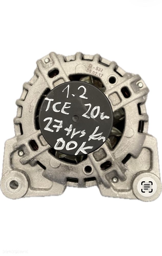 DACIA DOKKER LODGY 1.2 TCE  JAK NOWY ! ! ! ORYGINALNY ALTERNATOR SANDERO 0.9 TCE RENAULT CAPTUR 1 I Clio IV 4 1.2tce  0.9tce 231008593R - 3
