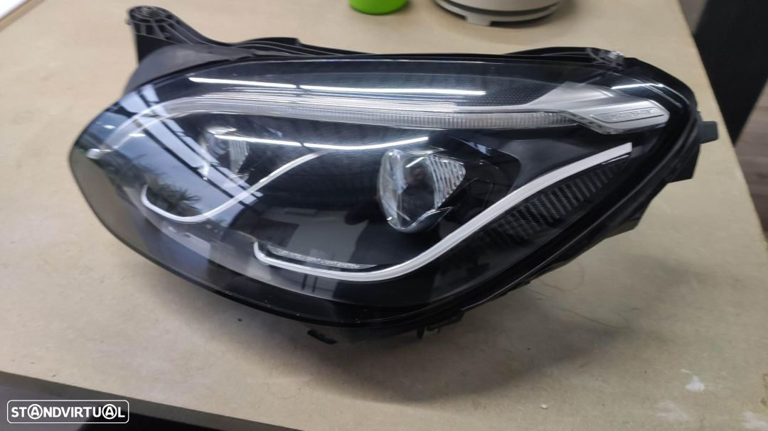 farol esquerdo full Led ILS Mercedes SLK R172 SLC - A1729063501 - 3