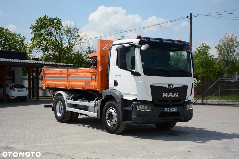 MAN TGM 18.320 / 2021 / Wywrot 3-stronny / hydroburta / idealny stan - 5