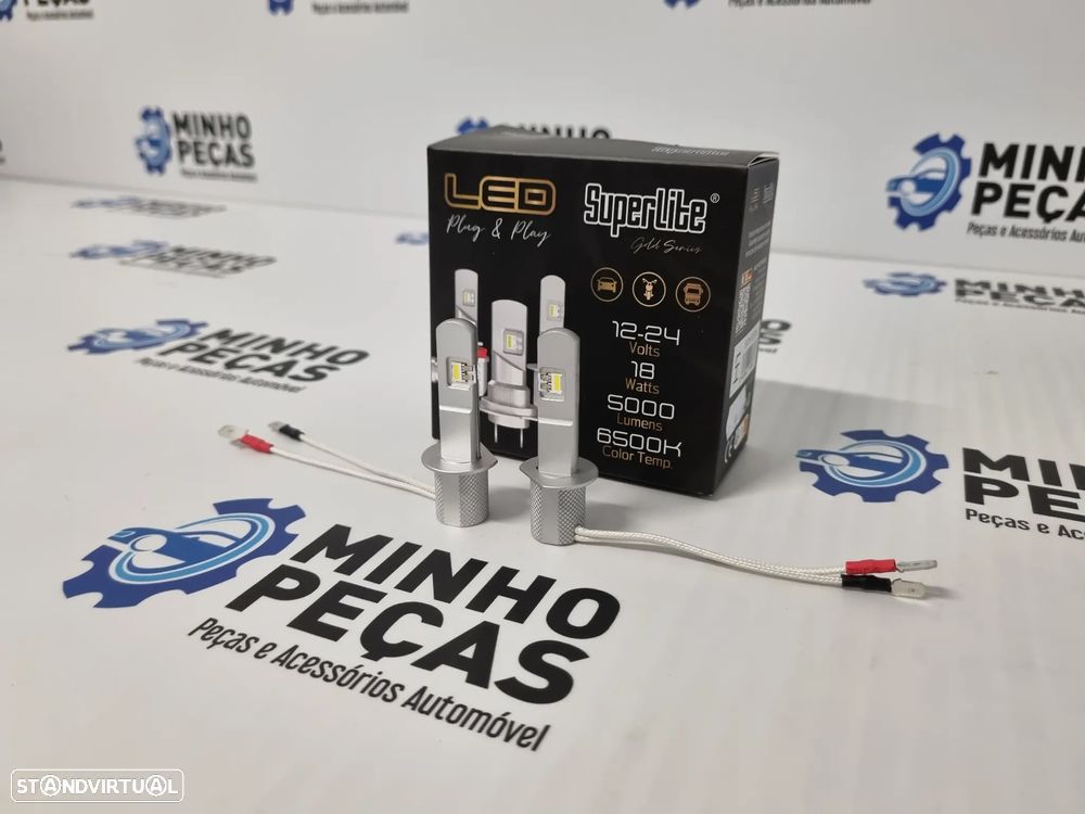 Kit Lâmpadas Led Superlite H1 - 2