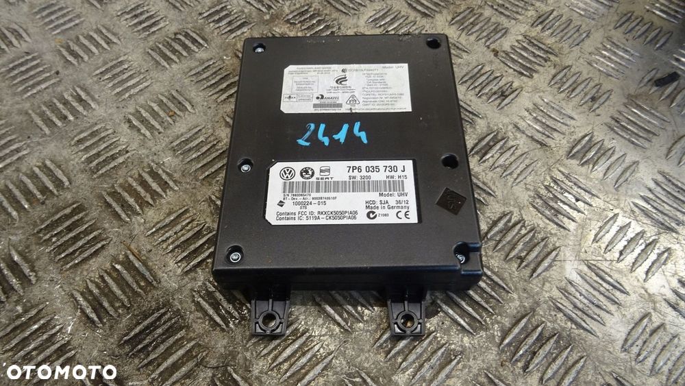 MODUŁ BLUETOOTH 7P6035730J VW TOURAN 1T CADDY 2K ALTEA OCTAVIA II YETI - 1