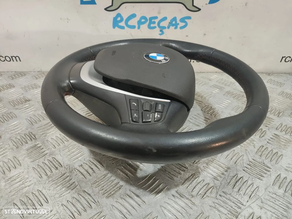 Volante Completo em Pele BMW Serie 1 F20 Comandos Multifunções - 5