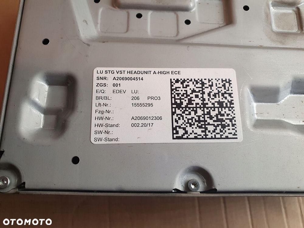 MERCEDES C KLASA W206 MODUŁ NAWIGACJI A2069004514 A 206 900 45 14 - 4