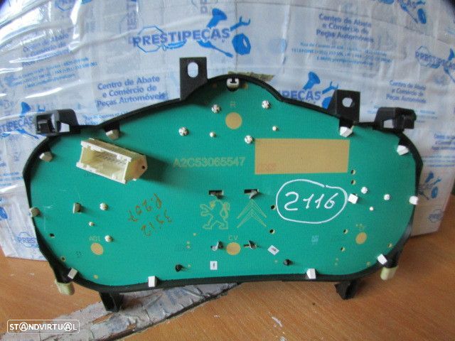 Quadrante A2C53065547 A2C53337660 PEUGEOT 207 2010 1.6HDI 90CV 5P CINZENTO KM/H  DIGITAL PEUGEOT 207 2009 1.4I 95CV 5P CINZA RATO KM/H DIGITAL - 2