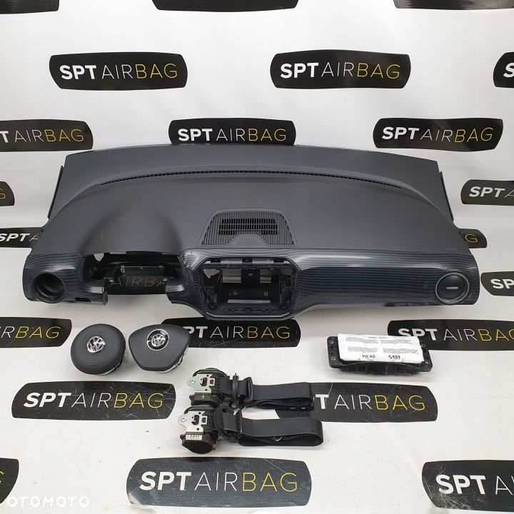 VW UP! UP LIFT DESKA ROZDZIELCZA KONSOLA KOKPIT PULPIT PODUSZKI AIRBAG AIR BAG PASY KIT SET - 1