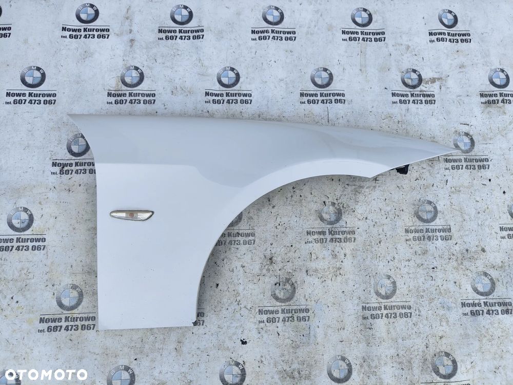 BMW E90 E91 Błotnik prawy przedni przód Alpinweiss 300 - 1