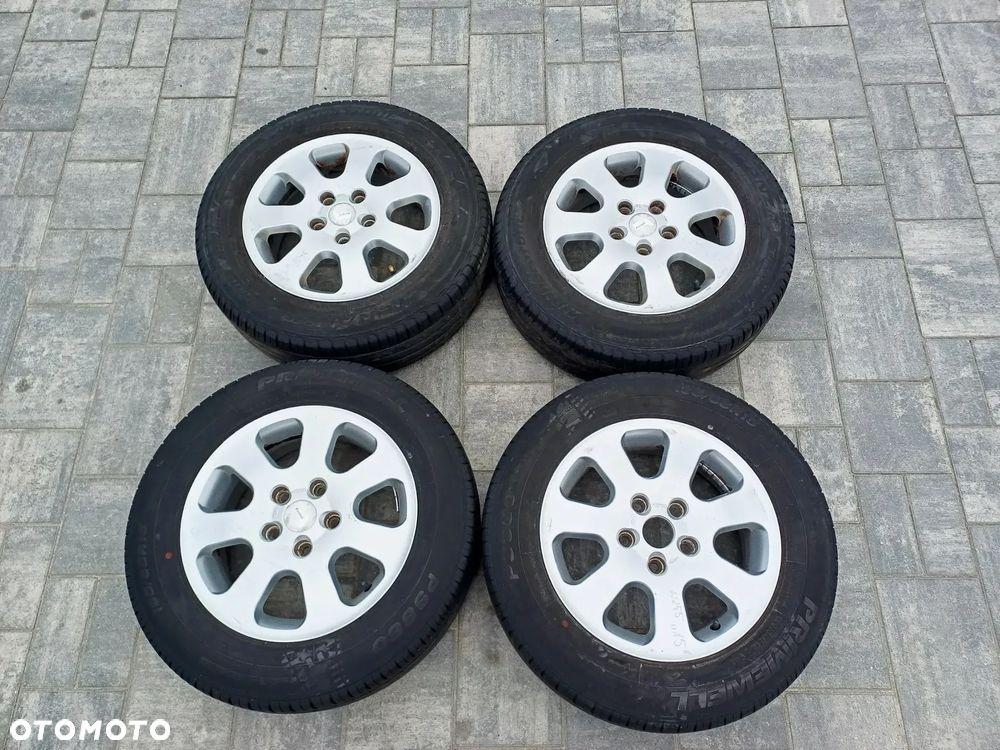 FELIGI Z OPONAMI KOŁA ALUMINIOWE MERCEDES W245 R15 5X112 ET45 66,6 mm OPONY PRIMEWELL 195/65 R15 LATO NR9