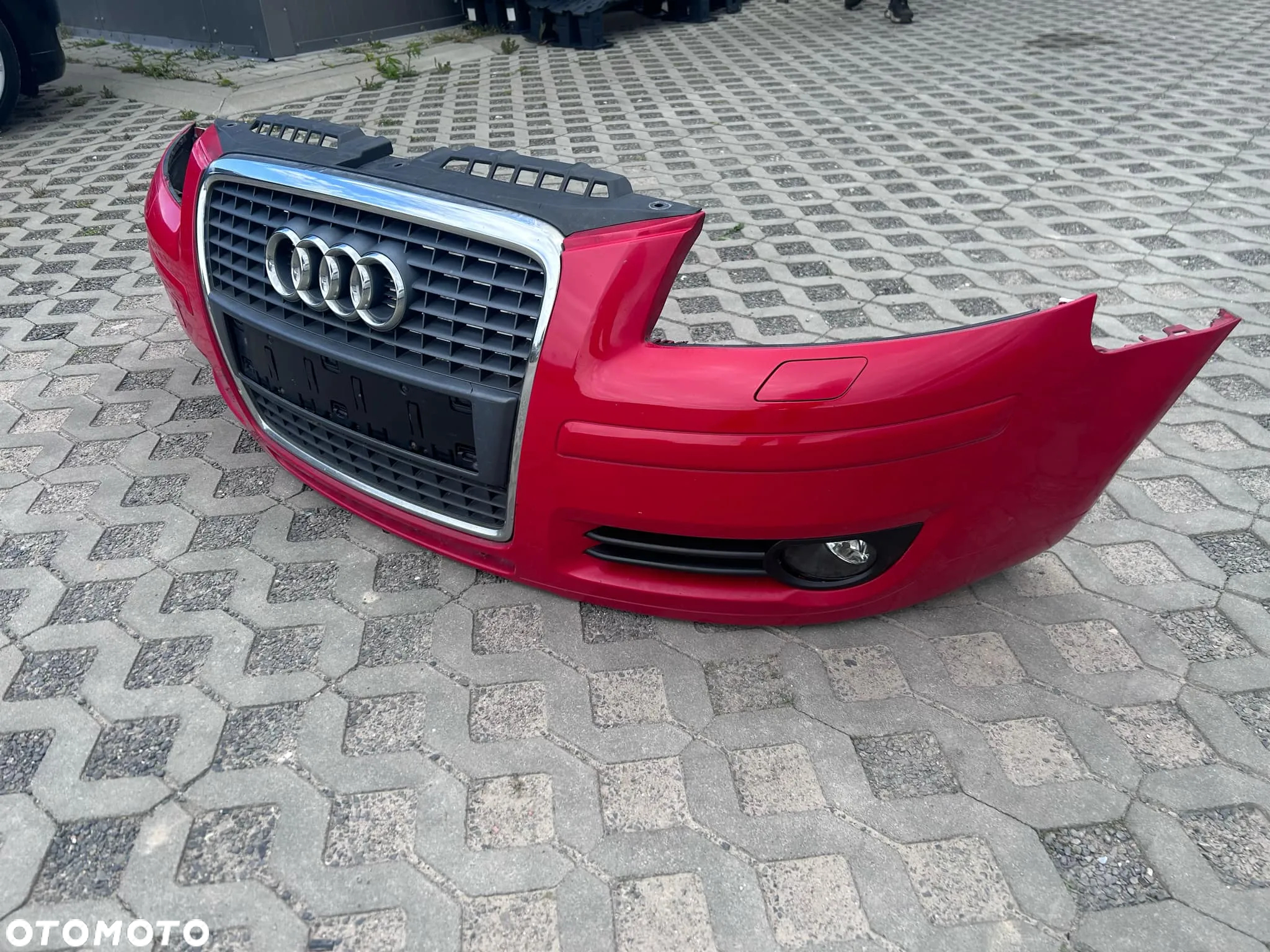 Audi A3 8P Duży grill zderzak przód przedni spryski LY3J kompletny 2005-08 - 5