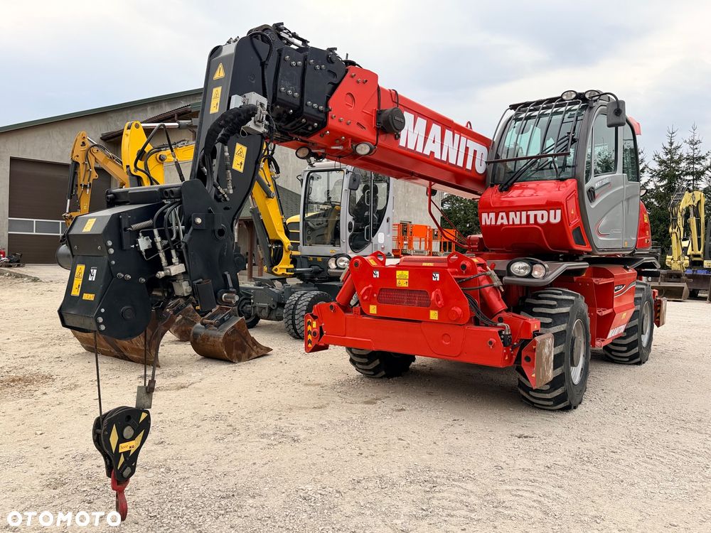 Manitou Ładowarka teleskopowa MANITOU ROTO Mrt 2540 + Privilage 360° obrotowa 2150 2550 1840 PILOT sterowania Kosz Widły manitka silnik Mercedes 2015r Wciagarka dźwig 1 właściciel KLIMA serwisowana Merlo - 9