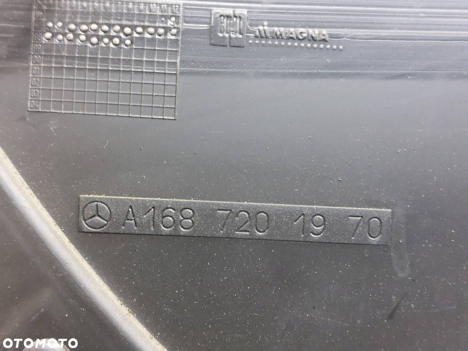 BOCZEK DRZWI LEWY PRZÓD MERCEDES-BENZ W168 A KLASA A1687201970 - 4