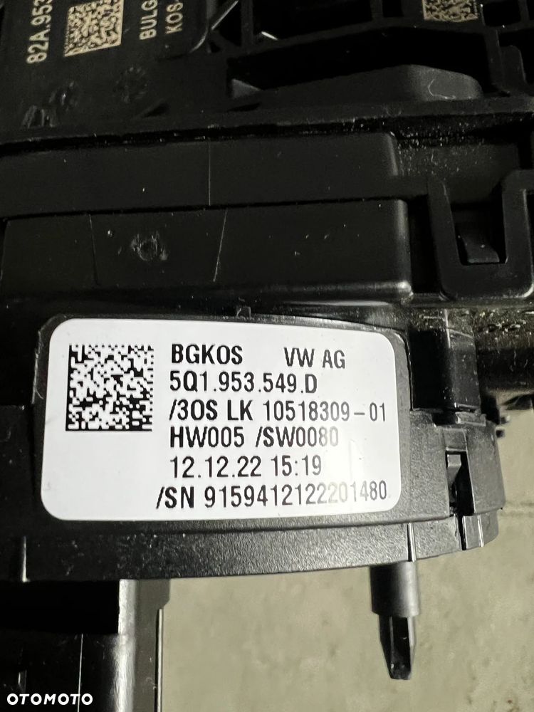 AUDI Q3 83A MANETKI TAŚMA PRZEŁĄCZNIK ZESPOLONY 82A953521LT 5Q1953549D - 4