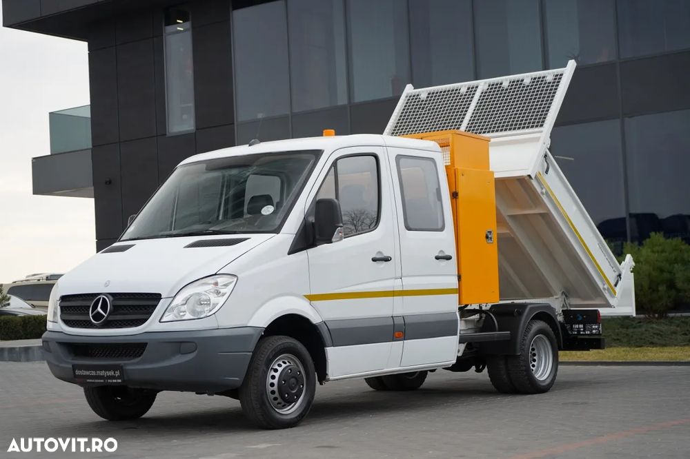 Mercedes-Benz SPRINTER 513 / BASCULATOR / CU DOUA PERECHI / 7 LOCURI / DOUĂ PERECHI / MANUAL / IMPORTAT - 1