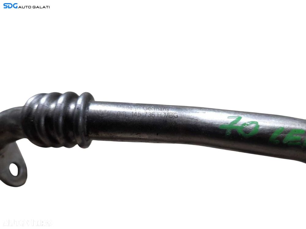 Teava Conducta Retur Ulei Turbo Turbina Turbosuflanta Volkswagen Golf 7 2.0 TDI DEJB CYKB DFGB DCYB CRVA 2013 - 2020 Cod 04L145736H [N1575] - 2