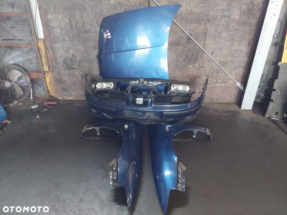 KOMPLETNY PRZÓD MASKA ZDERZAK LAMPA BŁOTNIK SEAT LEON I TOLEDO II LS5S - 1