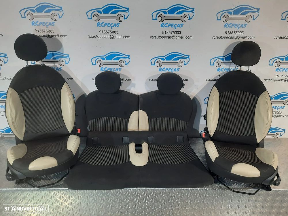 BANCOS FRENTE FRONTAL TRASEIRO TRÁS MINI ONE COOPER D S R56 TECIDO PELE AIRBAG ORIGINAL - 7
