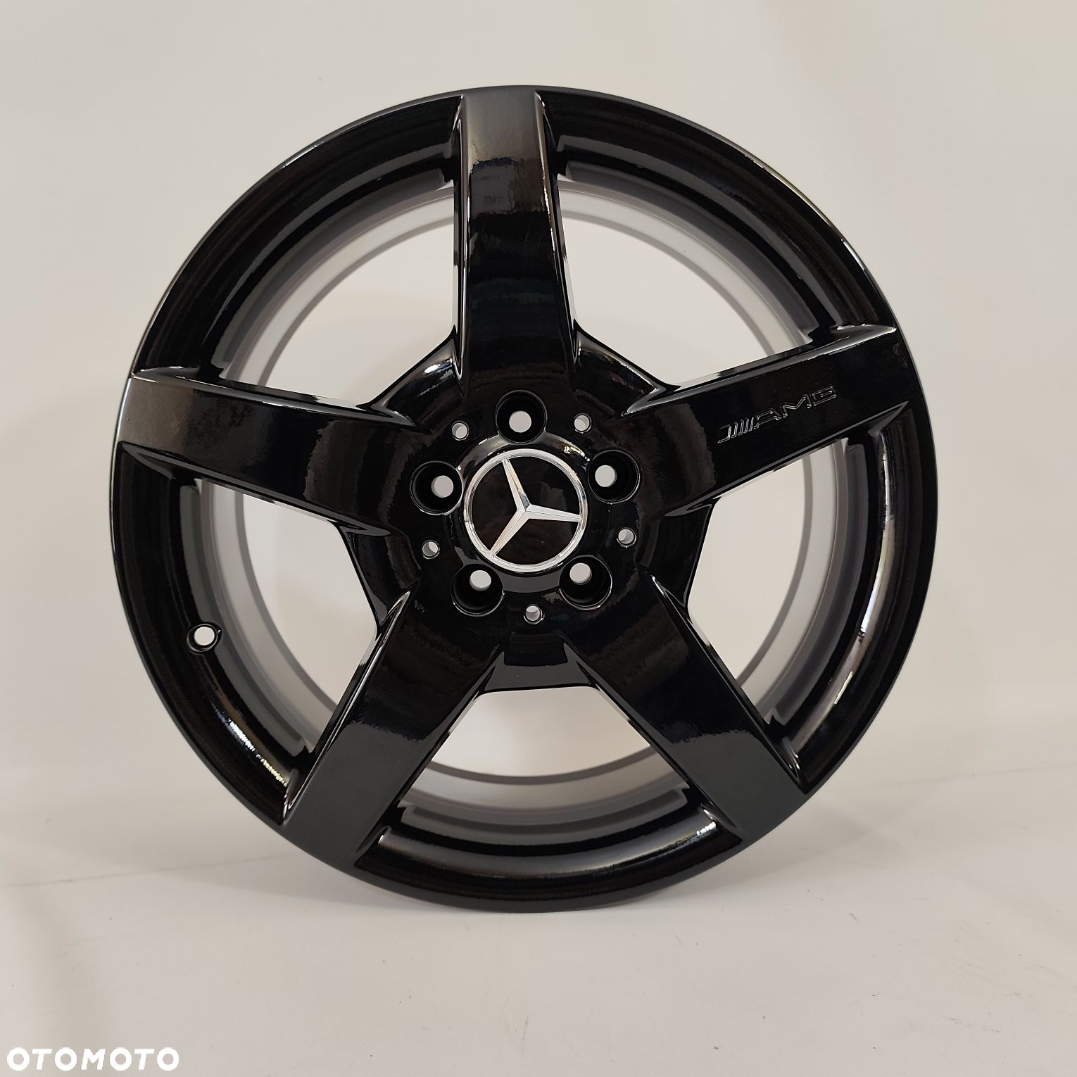 5x112 18" amg mercedes slk r171 oem clk w209 czarny polysk jak nowe - 5