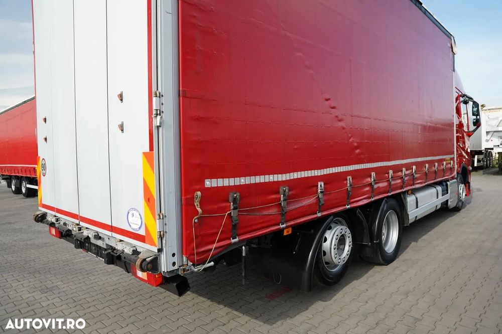 Volvo FH 460 / FIRANKA 7,4 M / I-SAVE / I-PARK COOL / OŚ PODNOSZONA / SKRĘTNA /  / PLANDEKA ZBROJONA - 12