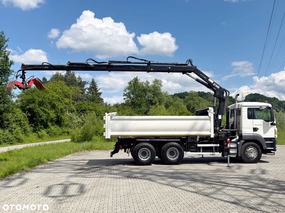 MAN TGS 26.400 *WYWROTKA 5,10m *HIAB 144 E - 3 HIDUO/PILOT *6x4 *STAN BDB - 6