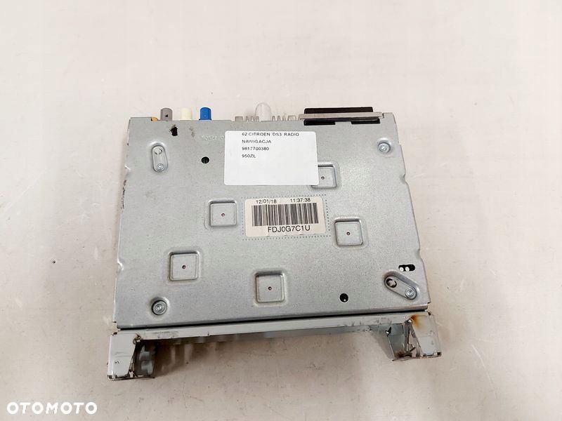 CITROEN DS3 RADIO NAWIGACJA 9817700380 - 2