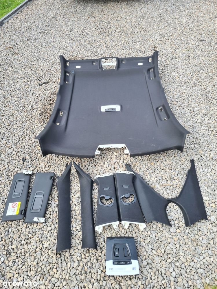 BMW 3 F30 środek M-pakiet podsufitka czarna - 3