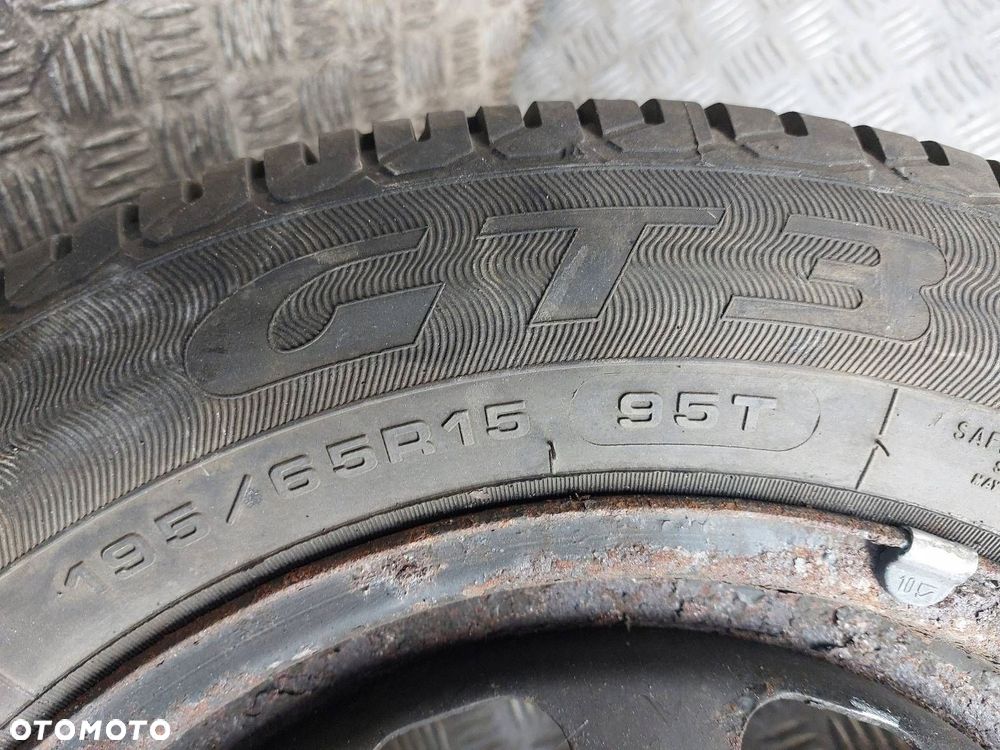 KOŁO FELGA OPONA ZAPAS 5X100 6Jx15 FI57,1 195/65R15 VW AUDI SKODA SEAT - 6