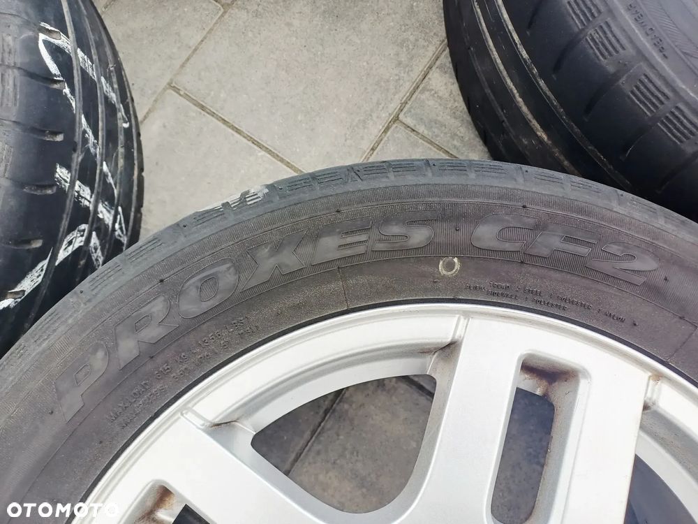 FELGI Z OPONAMI KOŁA ALUMINIOWE VW GOLF IV R16 5X100 ET42 57.1 mm OPONY TOYO PROXES CF2 205/55 R16 LATO NR27 - 7