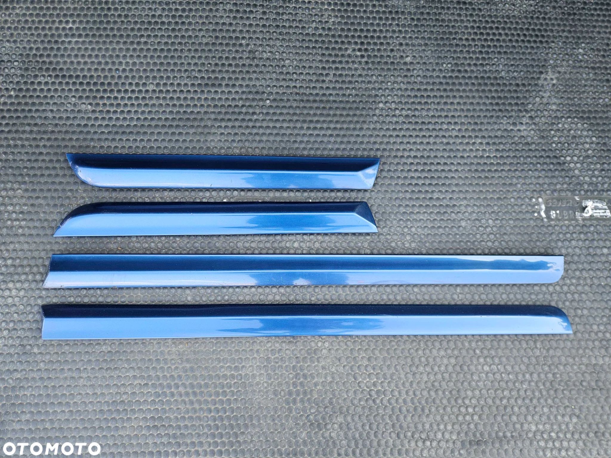 Listwa Listwy Drzwi S-Line Dolne Niebieskie Komplet Audi A4 B6 B7 Oryginalne - 1
