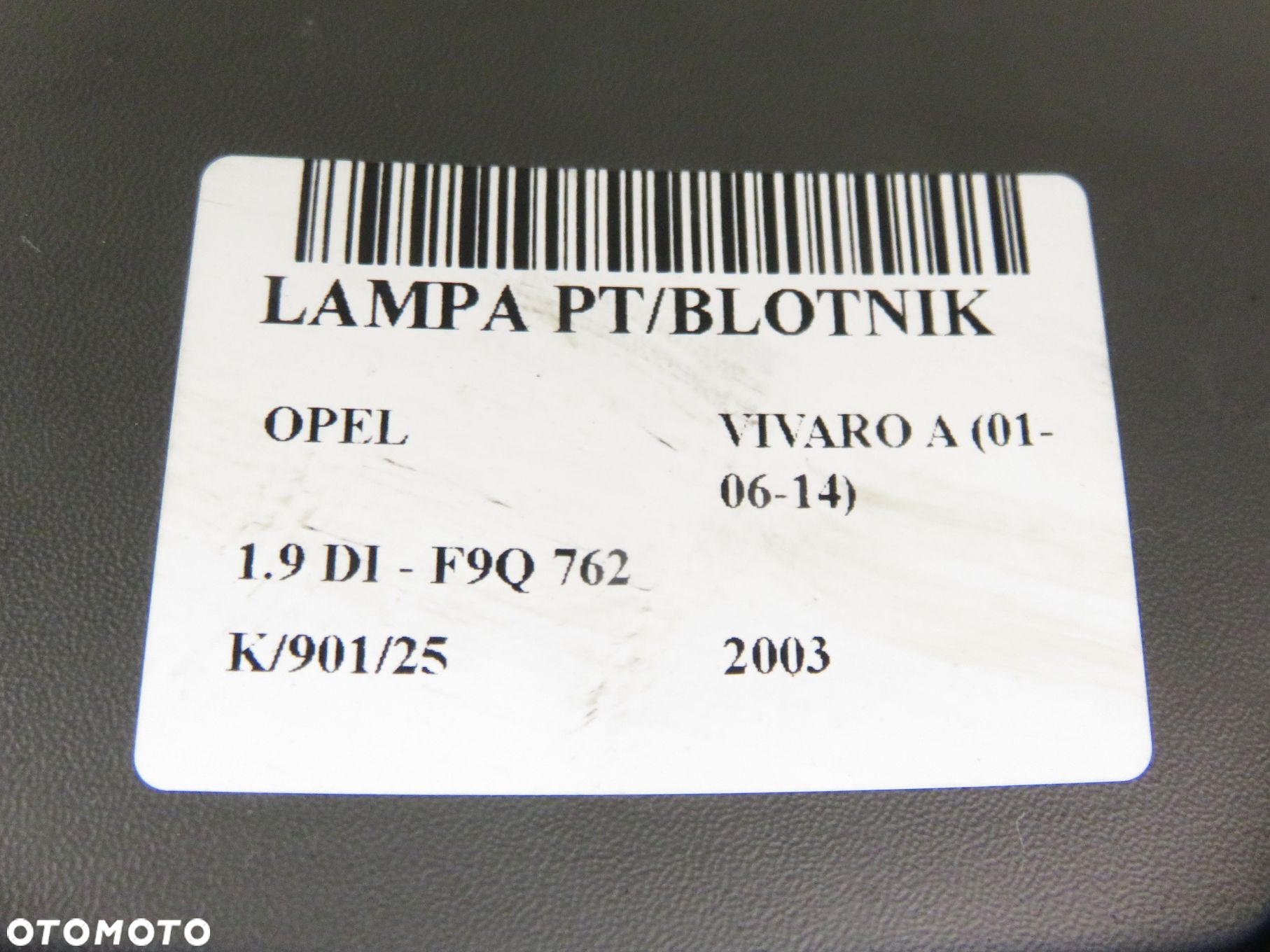LAMPA PRAWA TYLNA OPEL VIVARO A (01-06-14) - 2