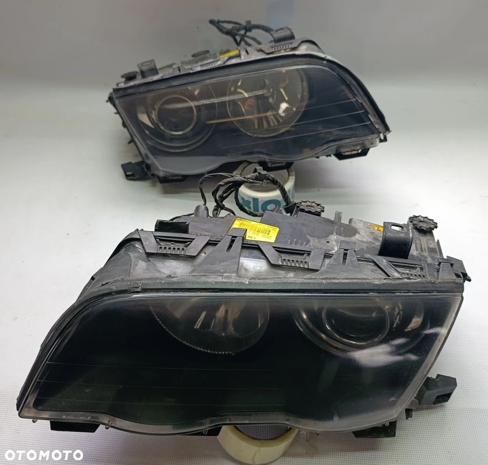 BMW 3 E46 lampa przednia przód xenon Europa lift oryginał kompletna - 1