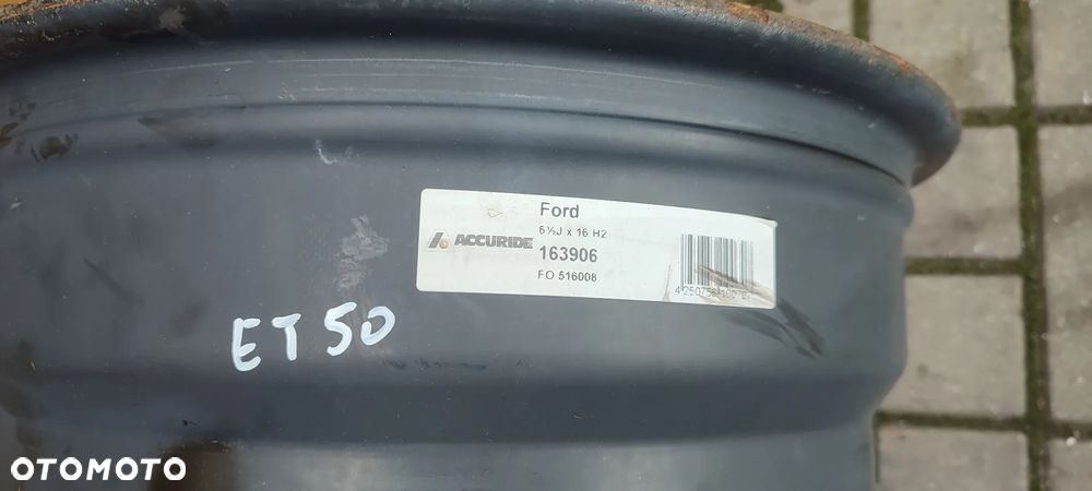 FELGI STALOWE 5x108 6.5Jx16 CALI ET50 FORD VOLVO 4 SZTUKI KOMPLET - 7